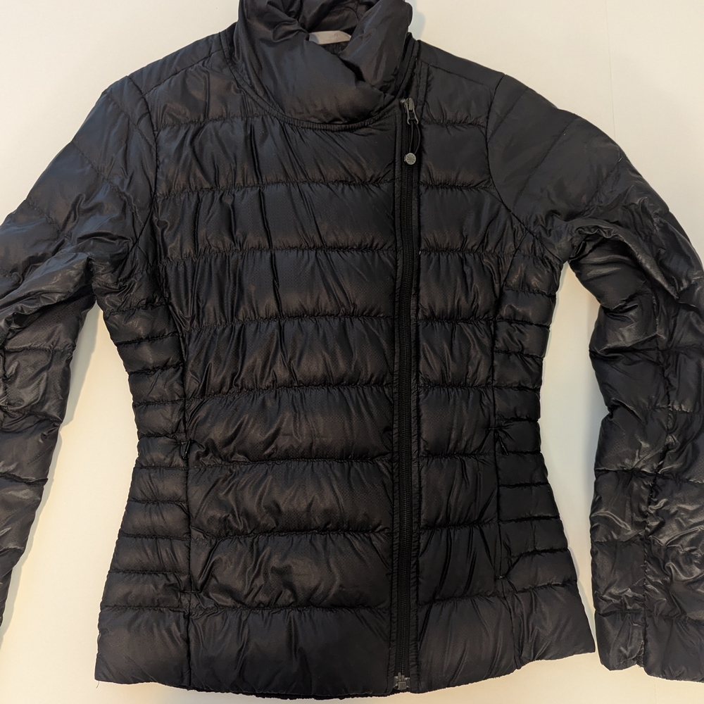 Athleta Women's Black Down Puffer Jacket